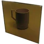 1/8&#034; (3mm) Dark Tinted Bronze 12&#034;x12&#034; Translucent Smoke Acrylic Plexiglass 0....