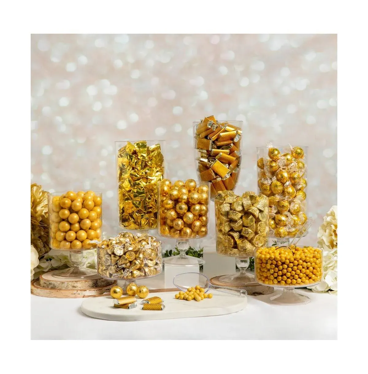 Deluxe Gold Candy Buffet 14lbs+ - by Just Candy