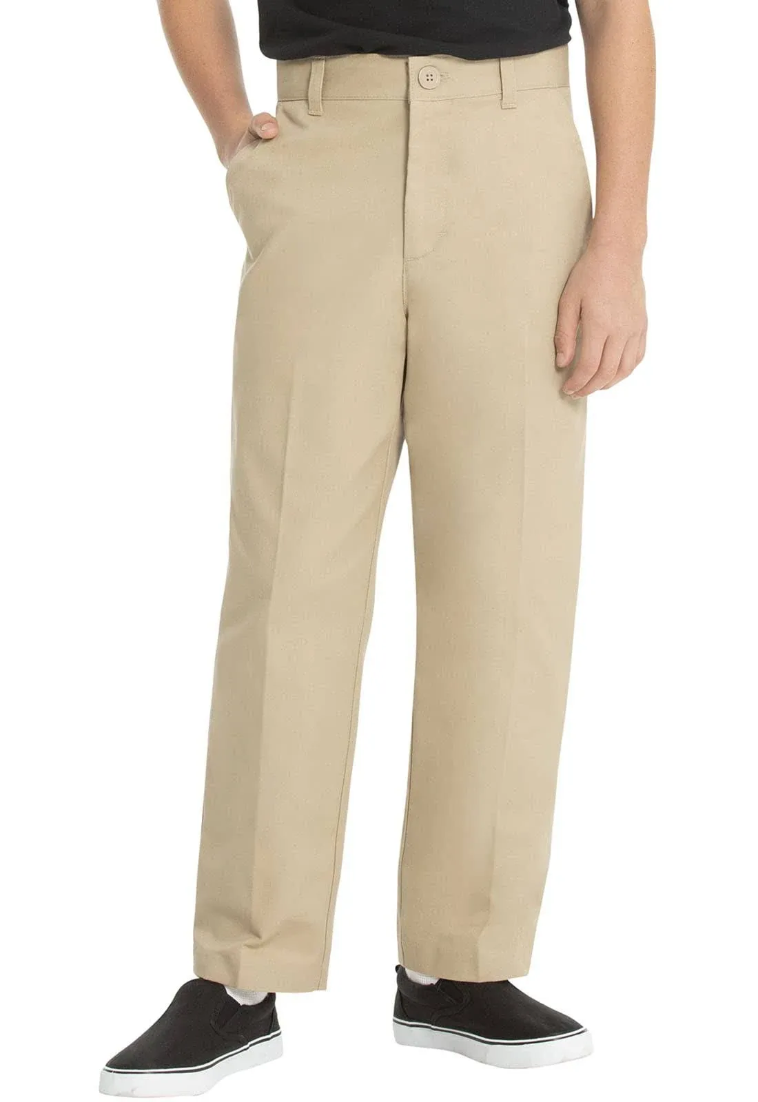 Classroom School Uniforms Big Boys Husky Flat Front Pant