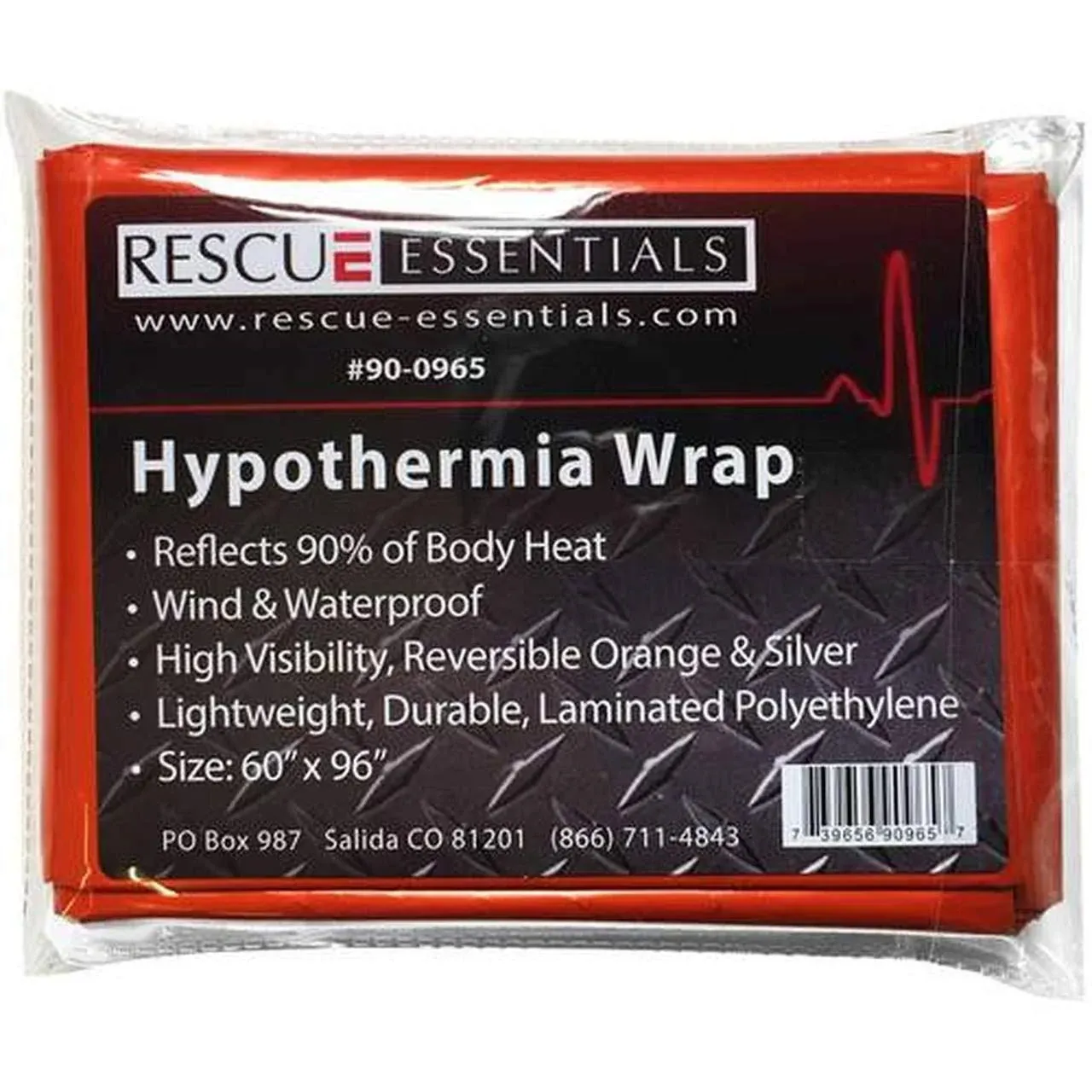 Rescue Essentials Hypothermia Wrap 60" x 96