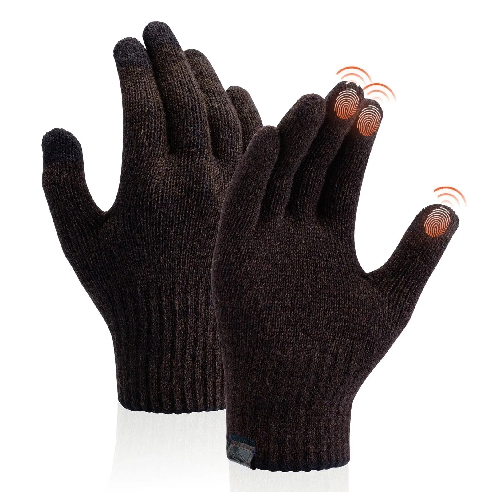 SONORAN Merino Wool Gloves for Men &amp; Women, Touch Screen Warm Gloves Liners Ther