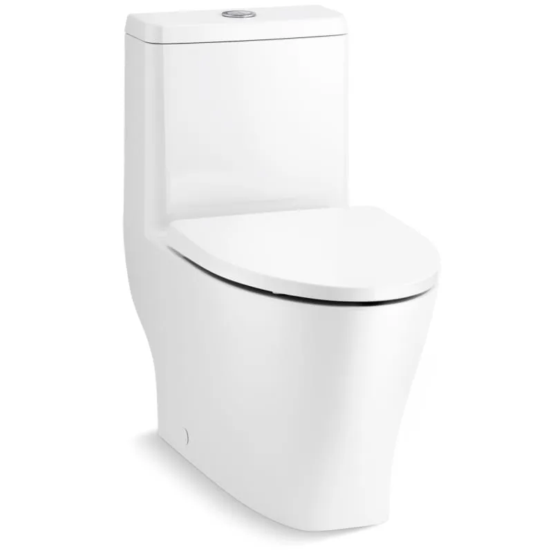 KOHLER Reach Up One-Piece Compact Elongated Dual-Flush Toilet