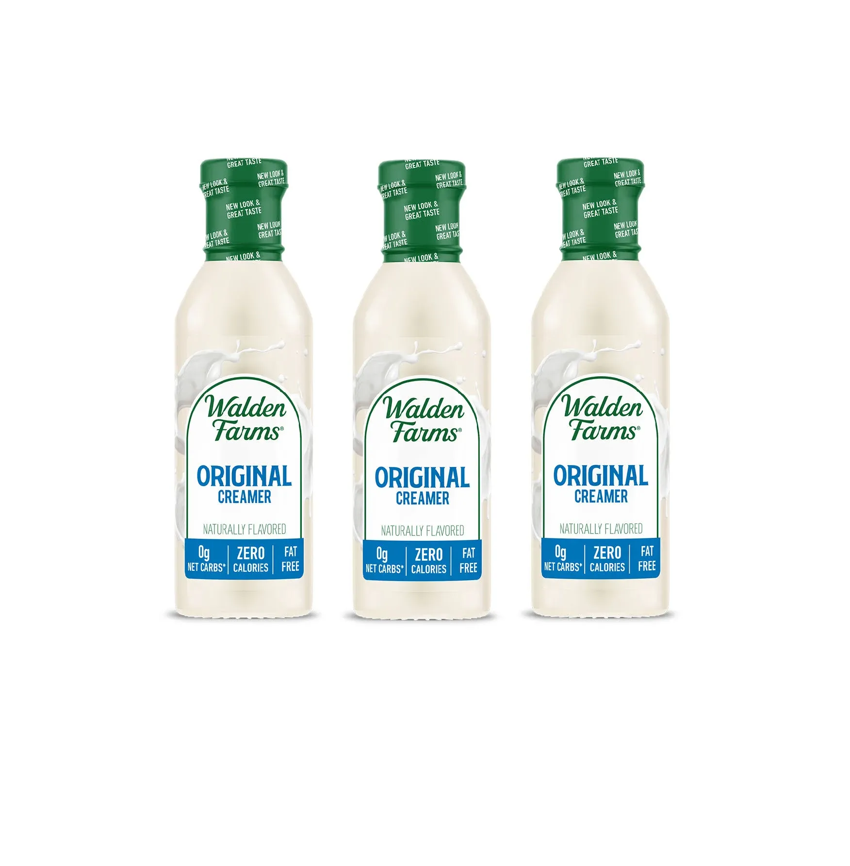 Walden Farms Calorie Free Coffee Creamer, Original / 3 Bottles