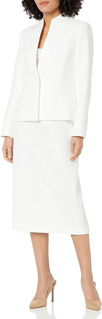 Le Suit Women's JKT/Skirt Suit