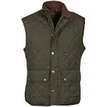 Lowerdale Regular Fit Quilted Vest In Dark Green