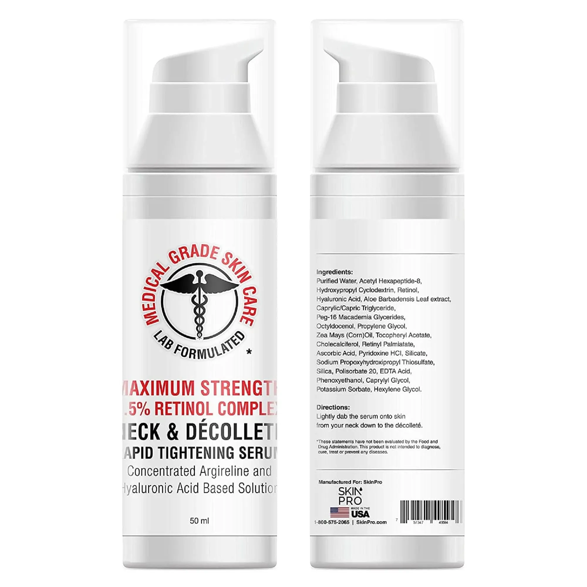 Neck & Decollete Tightening Serum Best Anti-Aging Firming Neck Cream