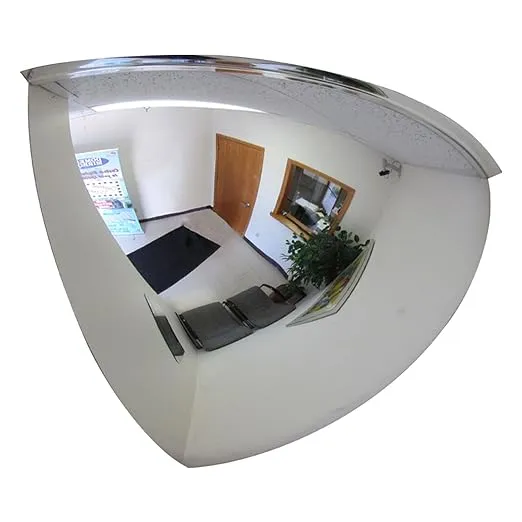 Se-Kure Domes & Mirrors ONV-90-18 Quarter Dome Mirror 18" Diameter