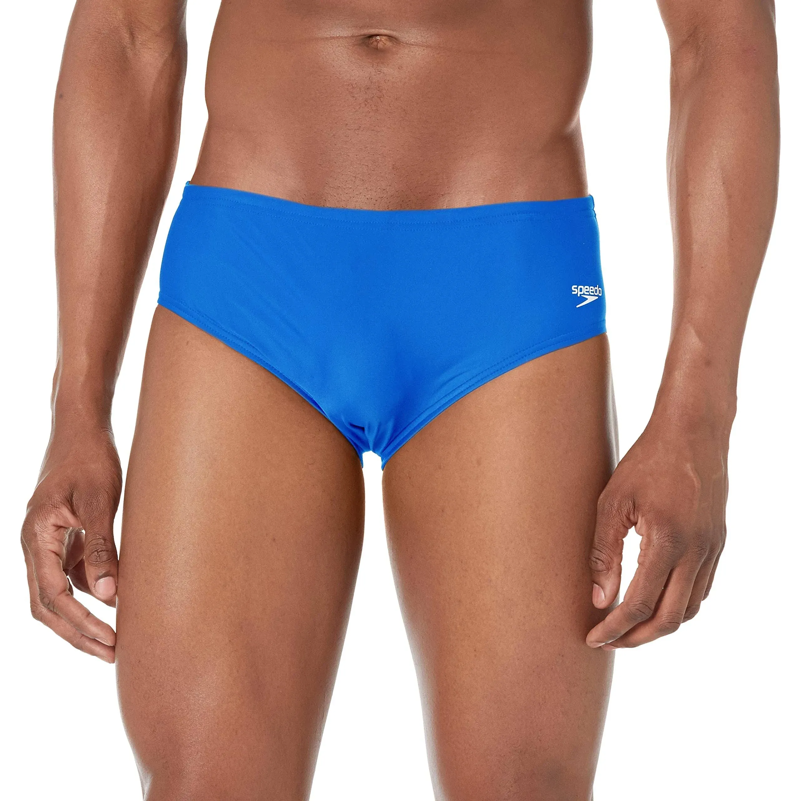 Speedo Men&#039;s Swimsuit Brief Powerflex Eco Solid Adult, Sapphire, 36