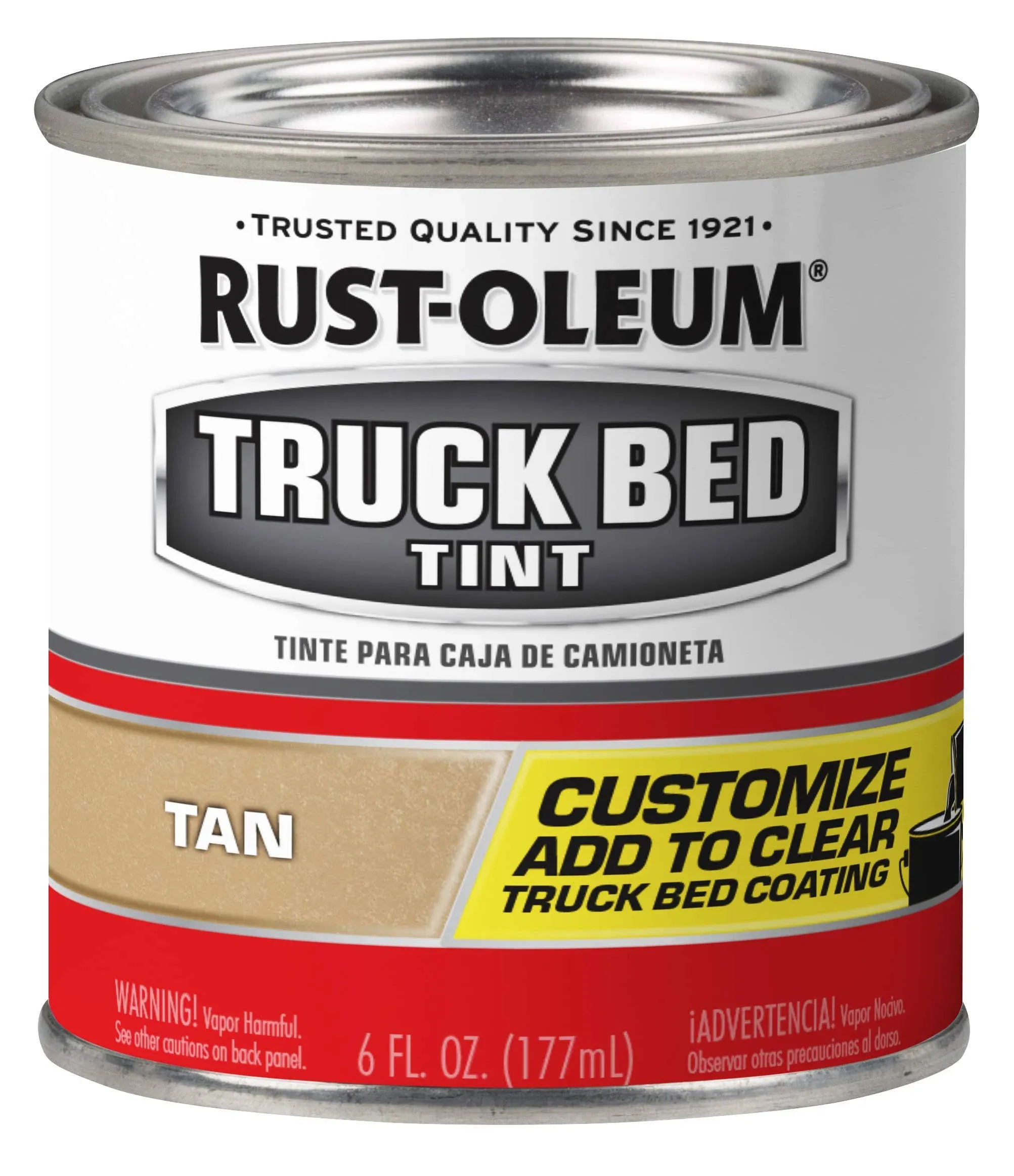 Rust-Oleum 340468 Tint Truck Bed Coating, 6 Fl Oz (Pack of 1), Tan