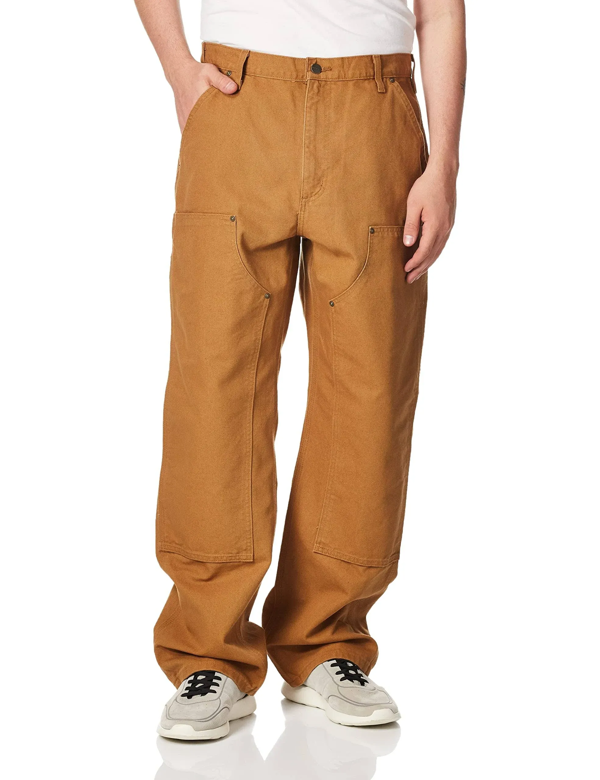 Carhartt Men's Loose Fit Washed Duck Double-Front Utility Work Pant