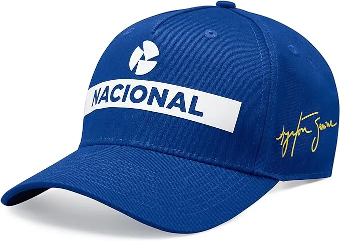 Ayrton Senna - Official Formula 1 Merchandise - Nacional Cap - Unisex - Blue - Size: One Size