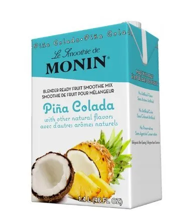 Monin 46 fl. oz. Pina Colada Fruit Smoothie Mix