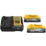 DeWalt DCBP315-2C Powerstack 20V Max 5.0Ah & 1.7Ah Starter Kit