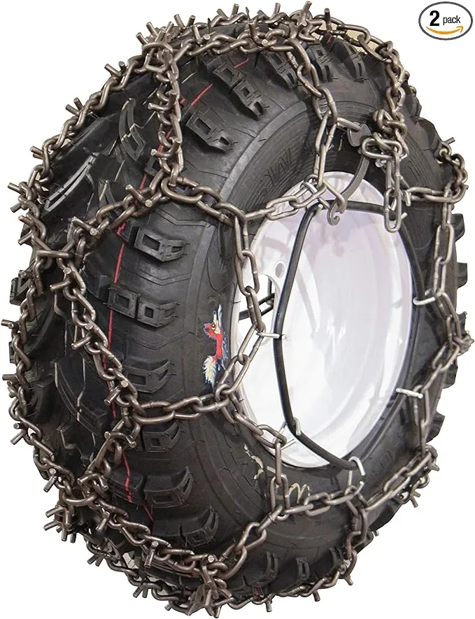 Grizzlar GTN-728 ATV Diamond Studded Tire Chains 26x9-12 26x10-12 26x10.5-14 26x12-10 27x10-12 27x9-10 27x9-12 28x10-12