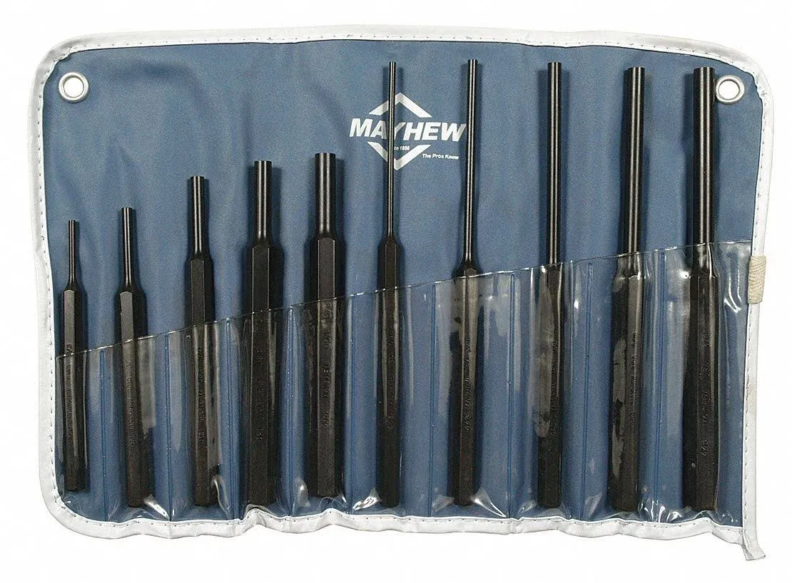 Mayhew 61511 10 PC Pin Punch Set