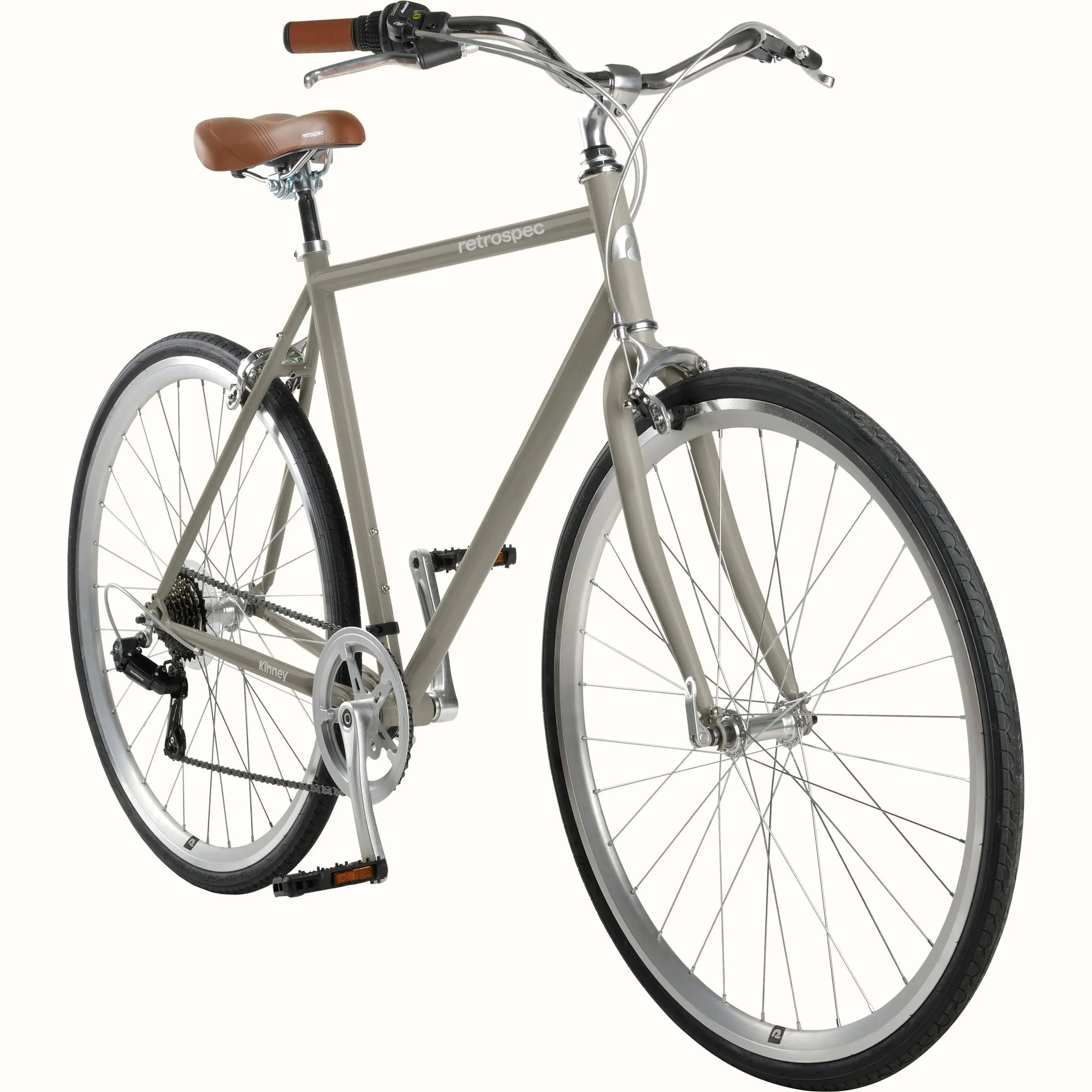 Retrospec Kinney 7-Speed City Bike High-Tensile Steel Collection of Commuter