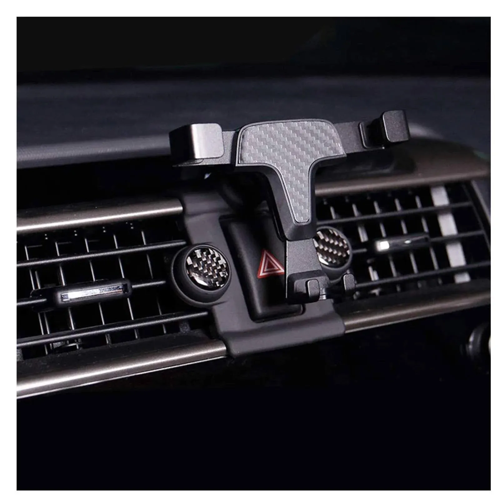 ITrims Car Phone Holder for Toyota 4Runner 2010-2023, Carbon Fiber A Style, Universal Smartphone Mount, 2010-2023