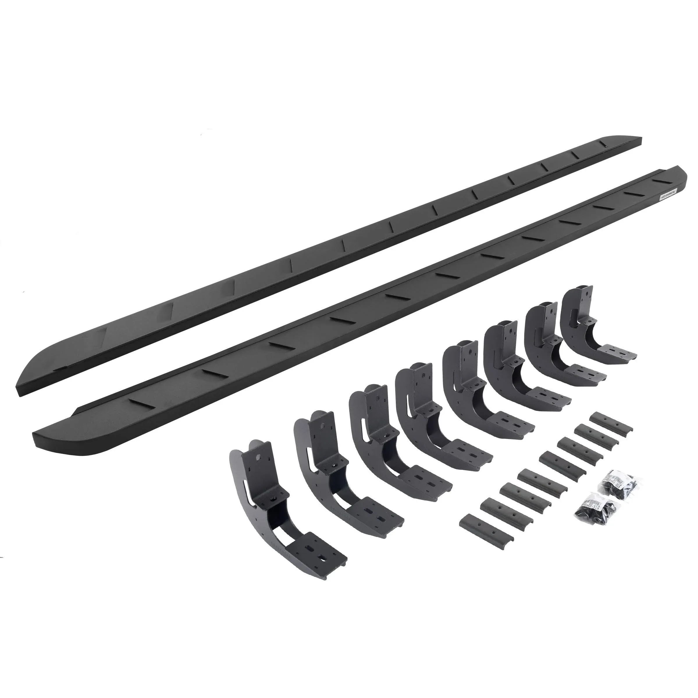 Go Rhino - 63404887SPC RB10 Slim Line Running Boards with Mounting Brackets Kit