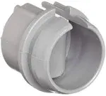 Morris Products Non-Metallic Cable Connector - Snap Style Installation - Labor Saving, for Confined Areas - 1/2 Inch, Single Cable 14/2-10/3 - Two Cables 14/2, 12/2, 14/3-100 Count, (21764)