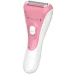 Remington Smooth & Silky Rechargeable Wet/Dry Shaver, Pink/White