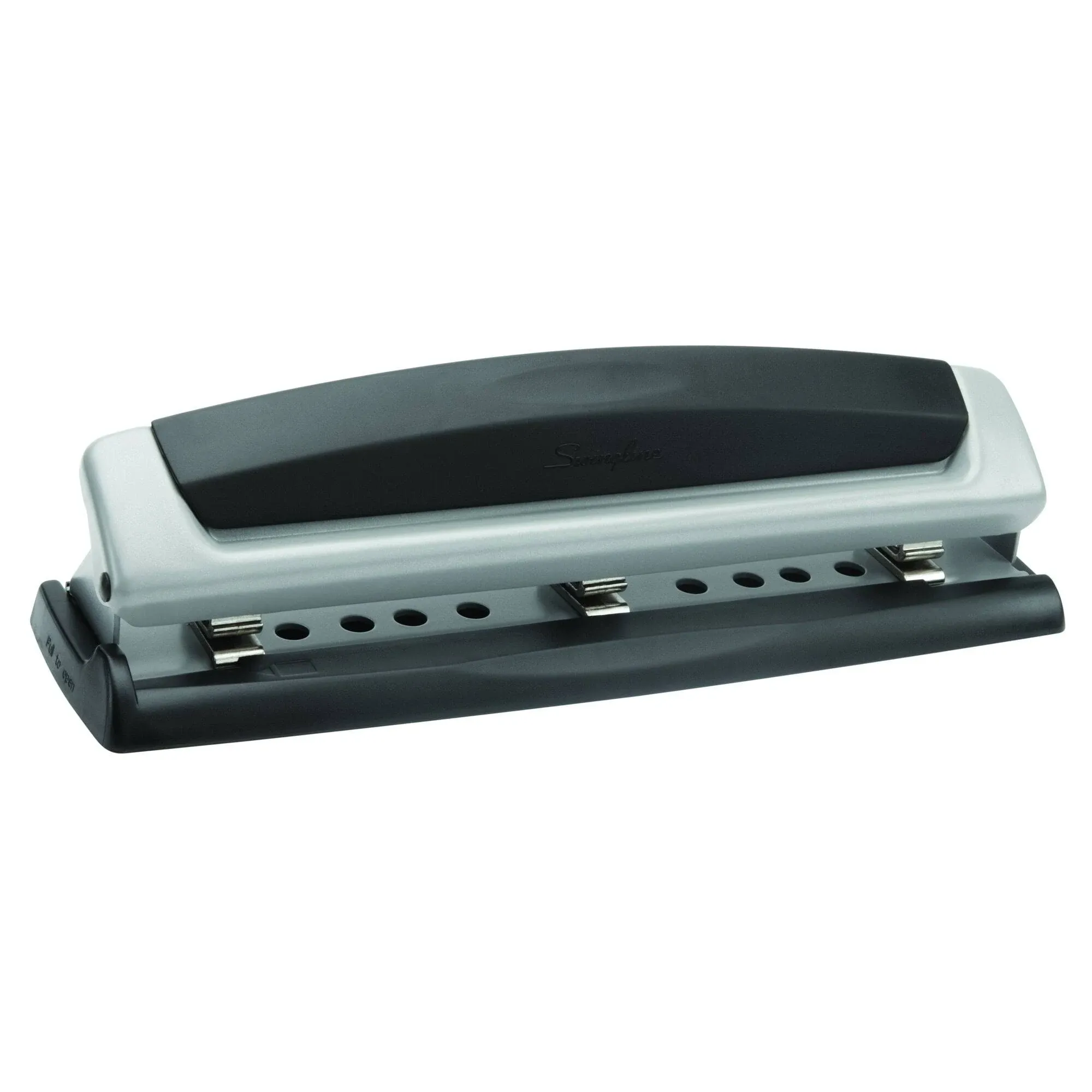 Swingline 10-Sheet Precision Pro Desktop Two- to Three-Hole Punch, 9/32" Holes