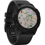 Garmin Fenix 6X Pro, Premium Multisport GPS Watch, features Mapping, Music, Grade-Adjusted Pace Guidance and Pulse Ox Sensors, Black (Renewed)