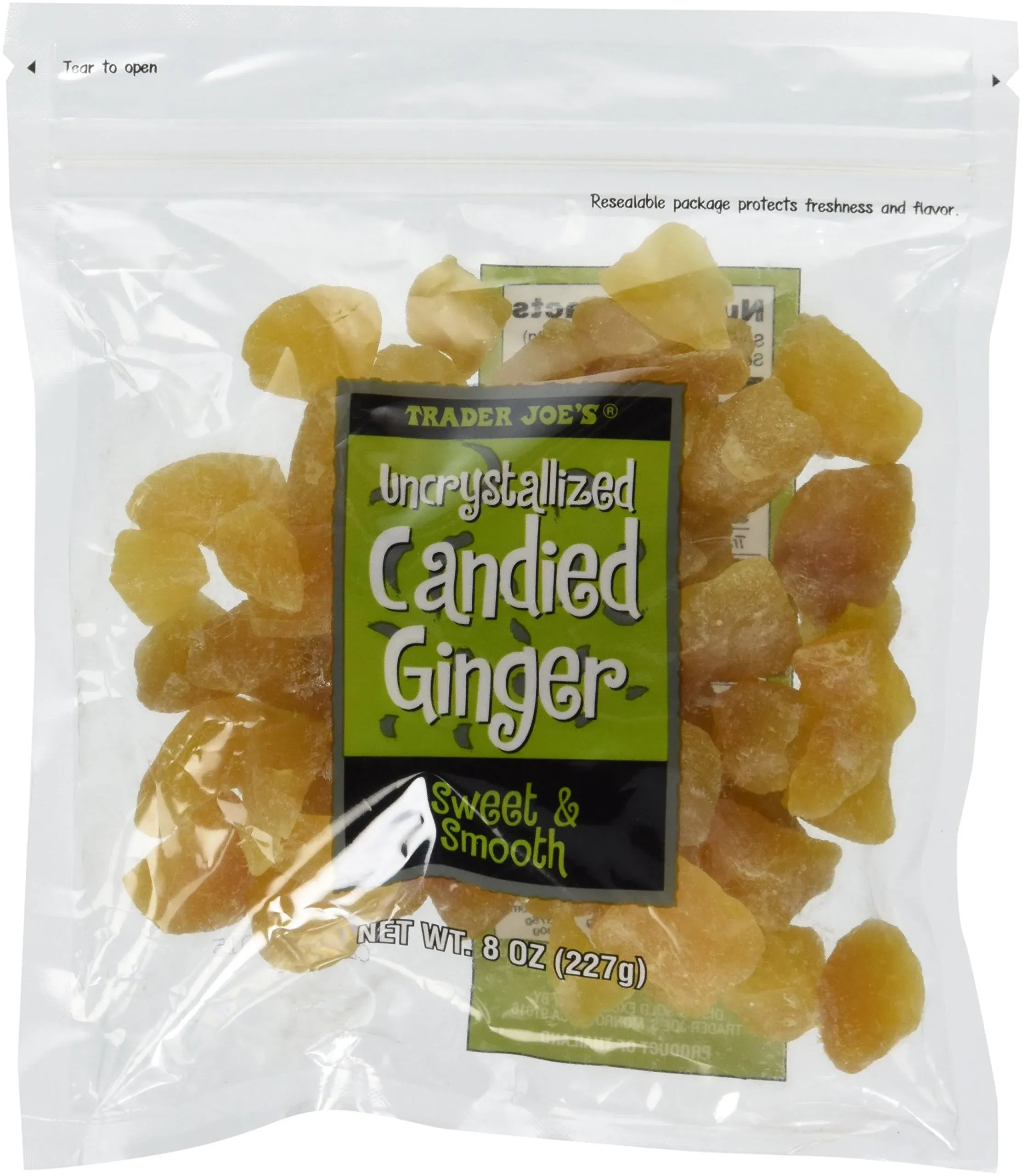 Trader Joe's Uncrystallized Candied Ginger, 2 Packages