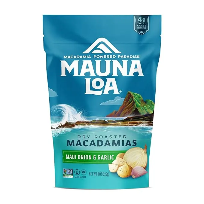 Mauna Loa Premium Hawaiian Roasted Macadamia Nuts, Island Classic Variety Pack,4 Ounce (Pack of 3)