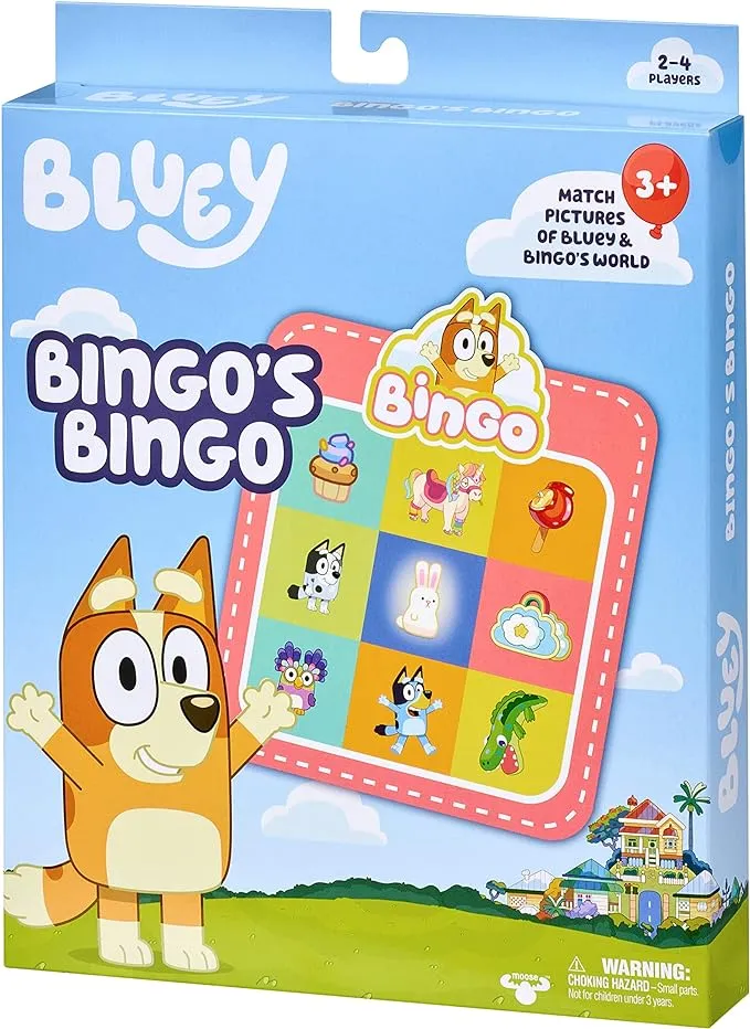 Bluey Bingo's Bingo Card Game