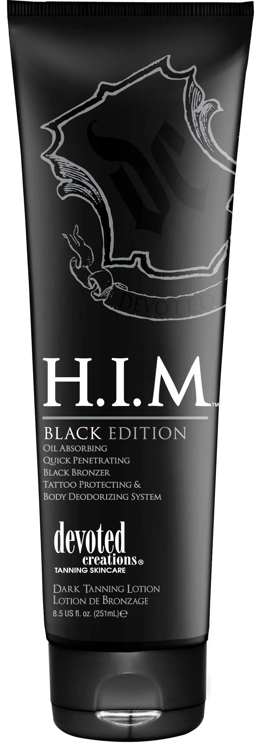 Devoted Creations H.I.M. Black Edition, Oil Absorbing Quick Penetrating Black Tan ...