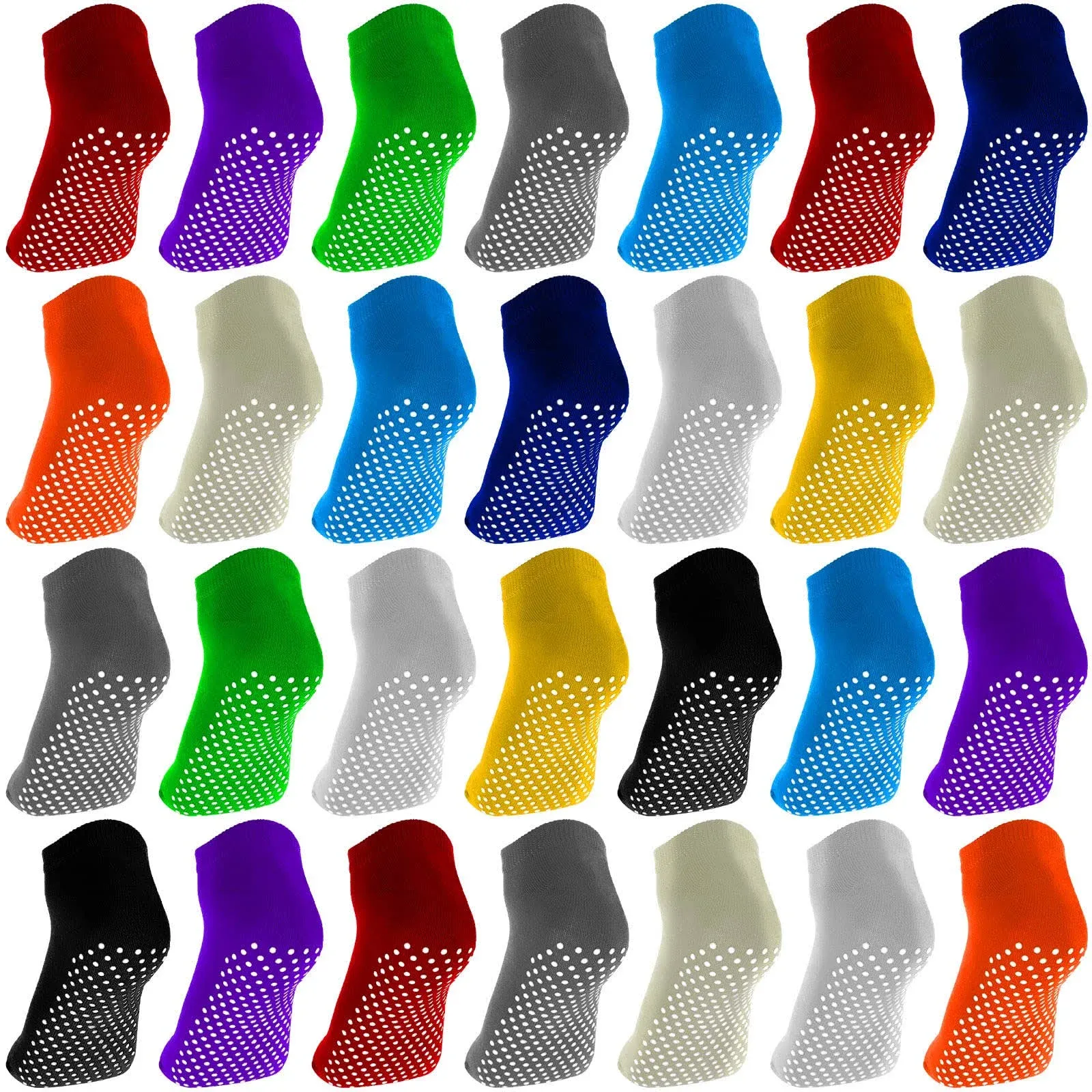 26 Pairs Non Slip Socks Unisex No Skid with Grips for Women Men... 