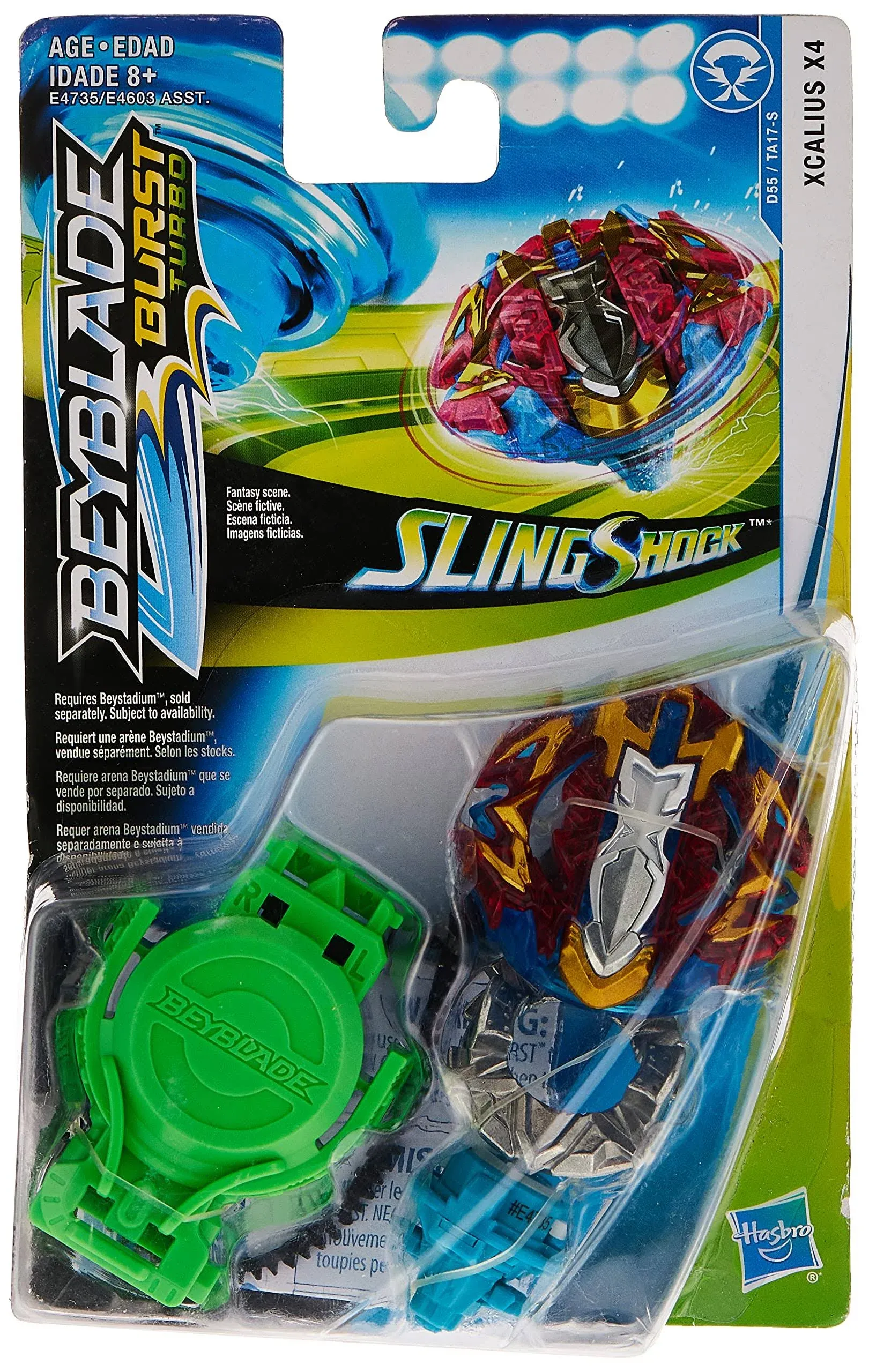 Beyblade Burst Turbo Slingshock Starter Pack - Xcalius X4