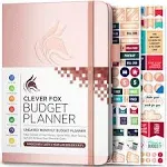 Clever Fox Budget Planner, Rose Gold