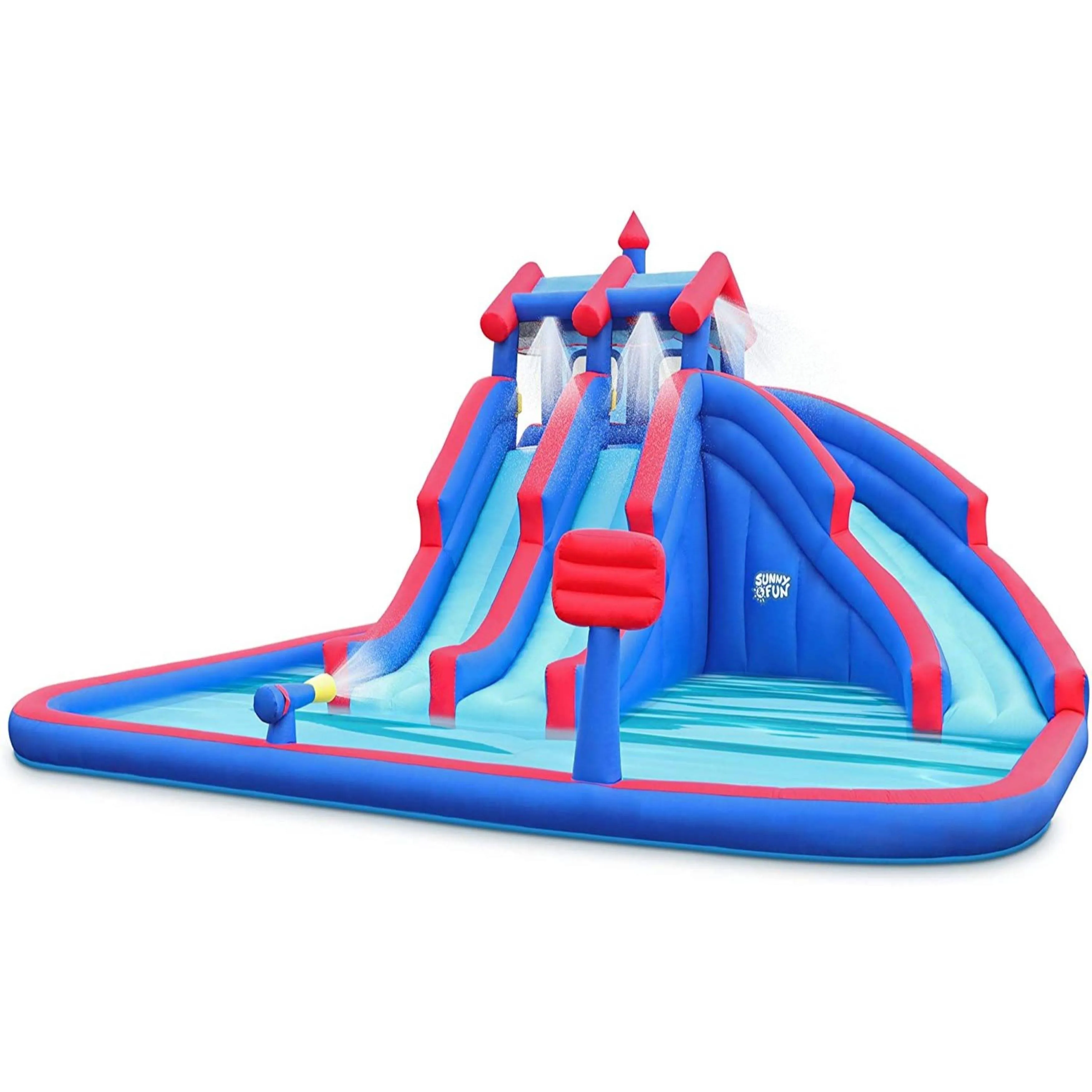 Sunny & Fun Mega Sport Inflatable Water Triple Slide Park