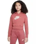 Nike Girls Winter Club Crop Hoodie