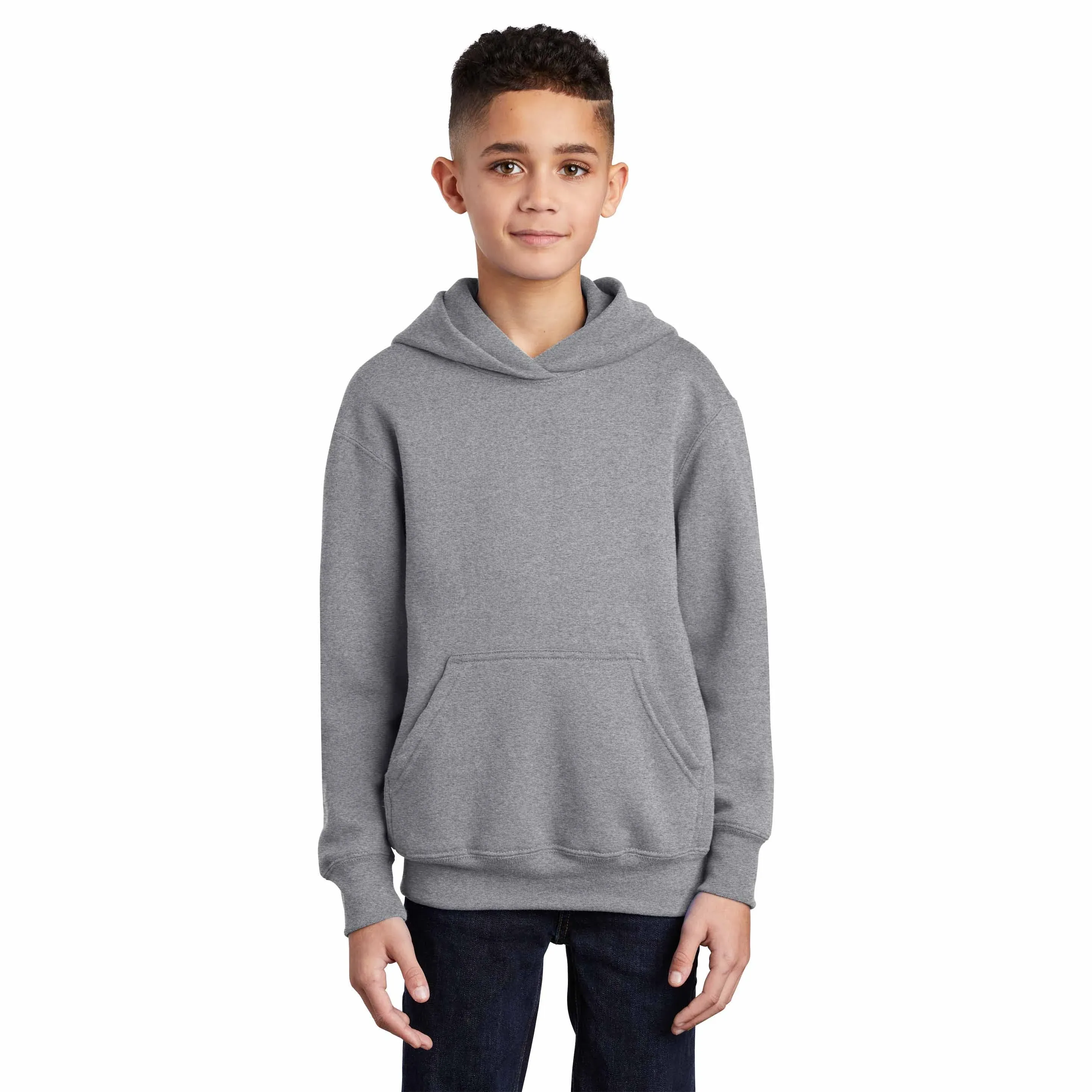 Port & Company Youth Core Fleece Pullover Hooded Sweatshirt