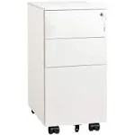 DEVAISE 3-Drawer Mobile File Cabinet with Smart Lock