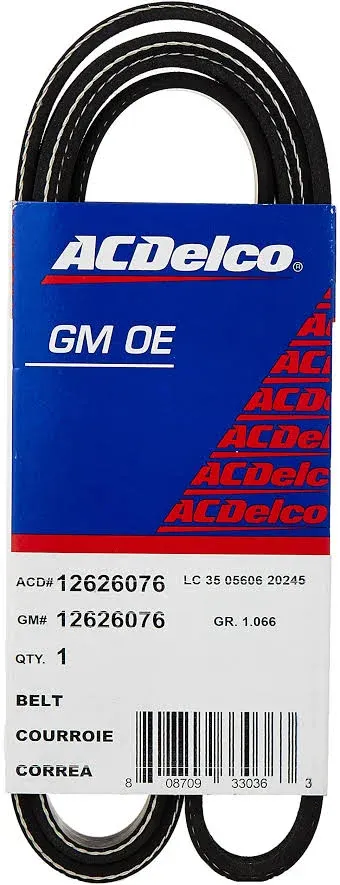 ACDelco GM Original Equipment V-Ribbed Serpentine Belt