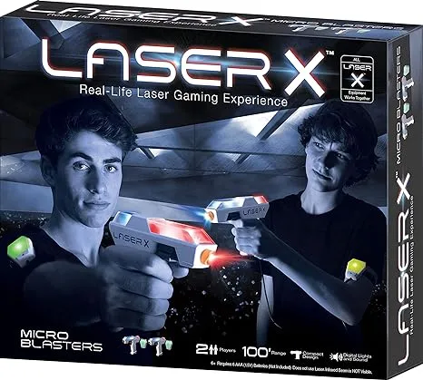 LASER X Real Life Laser Gaming Experience Two Player Laser Gaming Set 