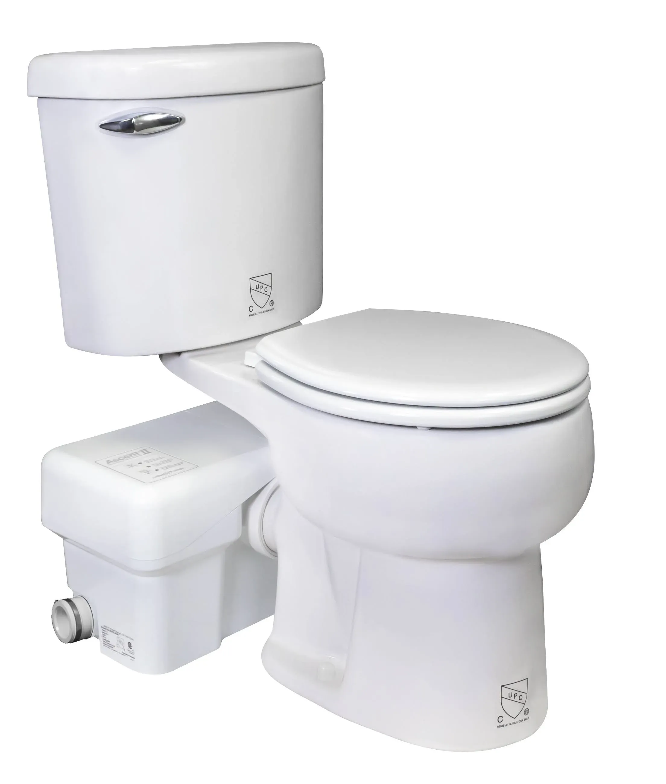 Ascent II Macerator and Round Toilet System