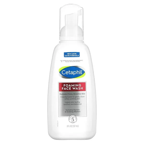 Cetaphil Foaming Face Wash for Redness Prone Skin - 8 fl oz