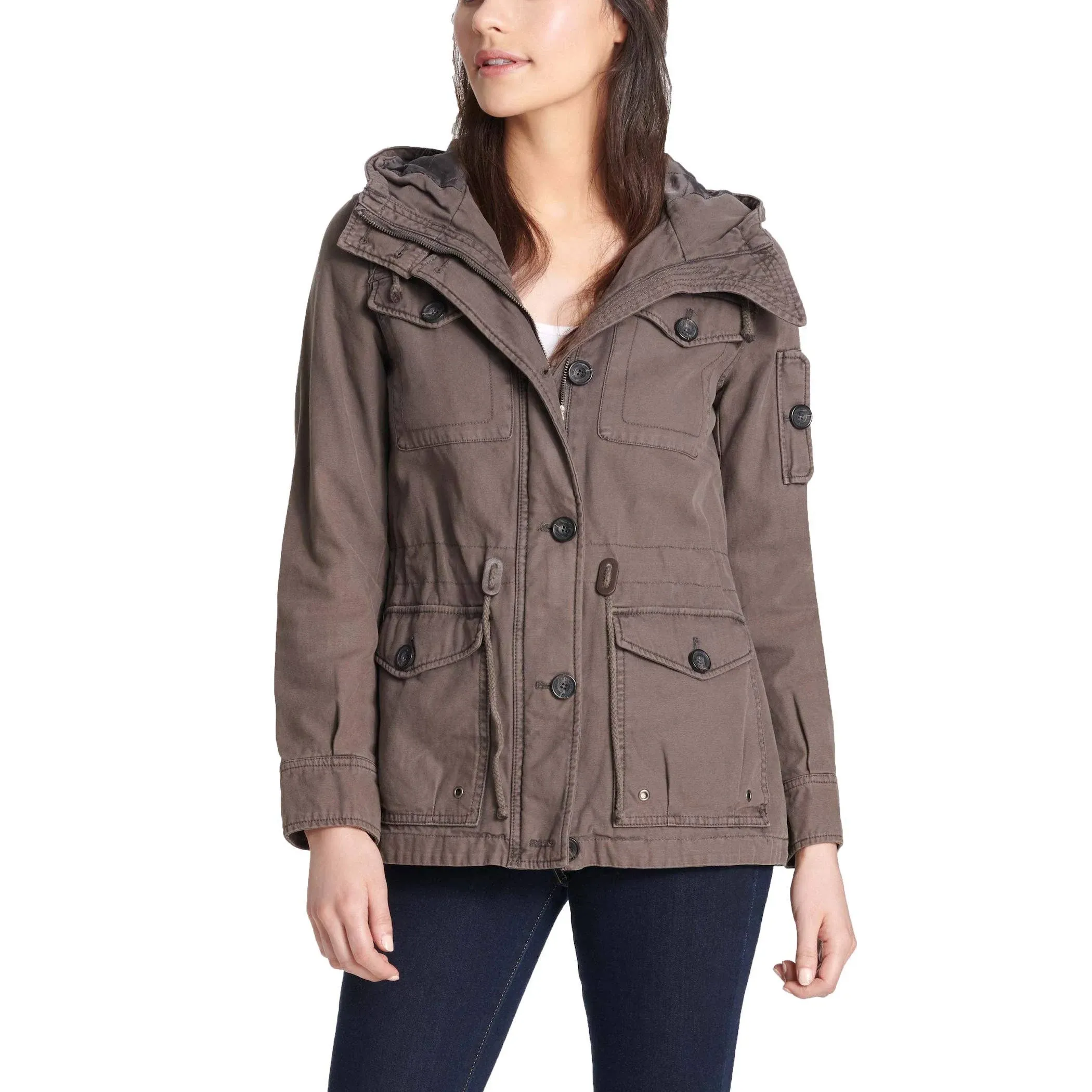 Levi's Women's Lightweight Cotton Military Jacket (Standard & Plus Sizes)