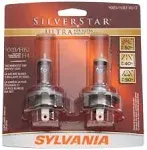 Sylvania 9003 Silverstar Ultra Halogen Headlight Bulb (2 Pack)