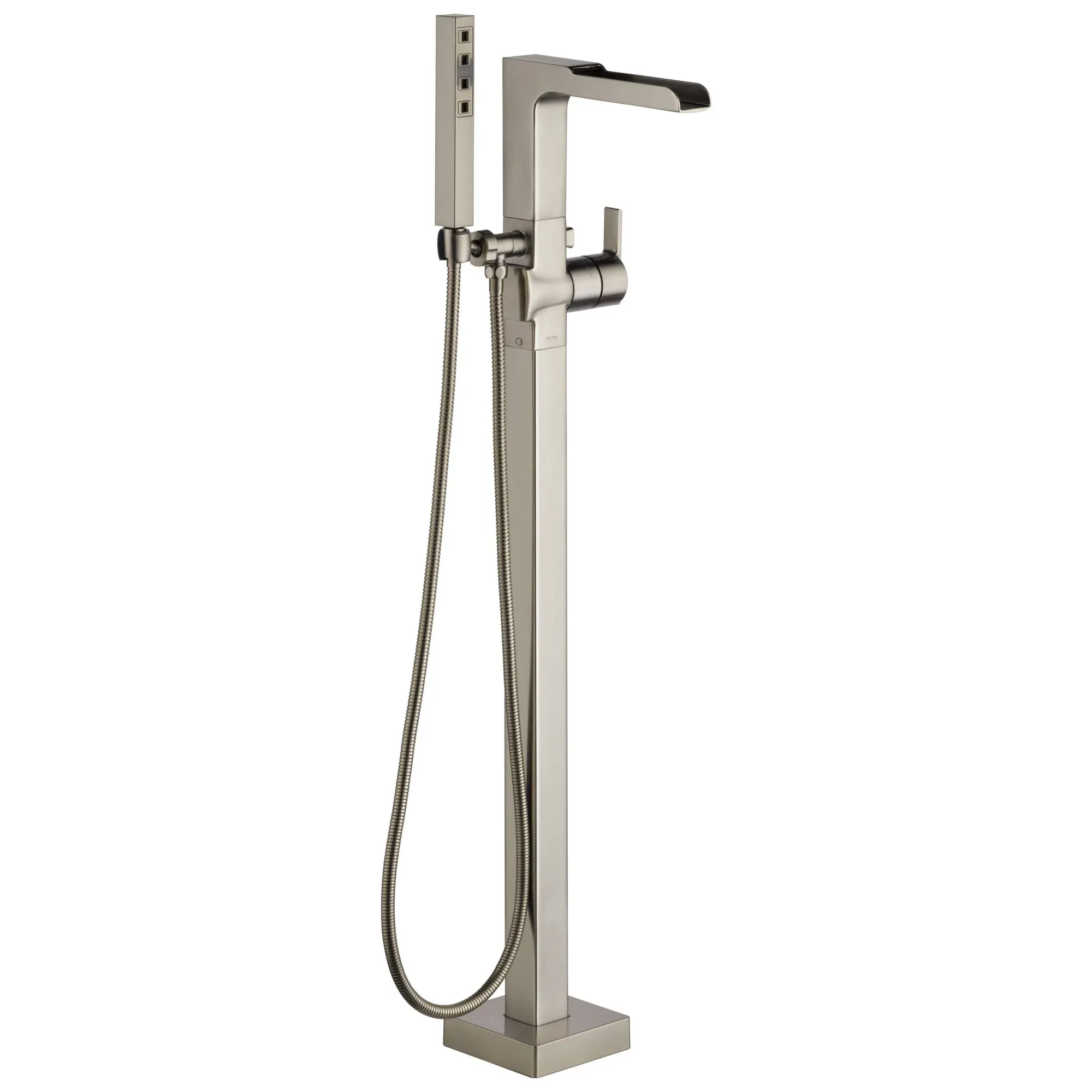 Ara Floor Mount Tub Filler With Hand Shower