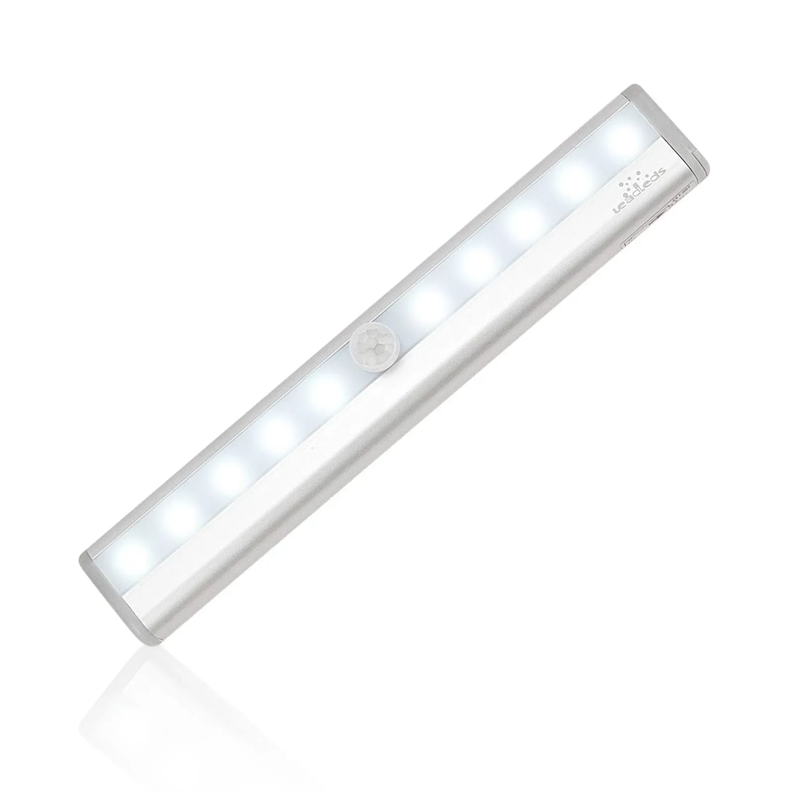 Leadleds I-007 10-LED Wireless Motion Sensor Light Automatic with Magnetic Strip ...