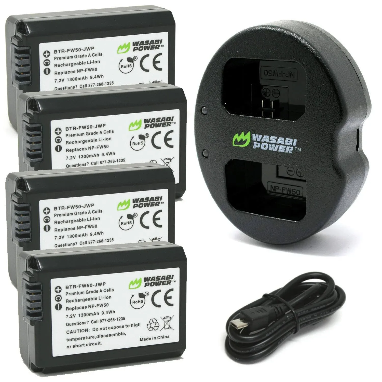 Wasabi Power Battery for Sony NP-FW50