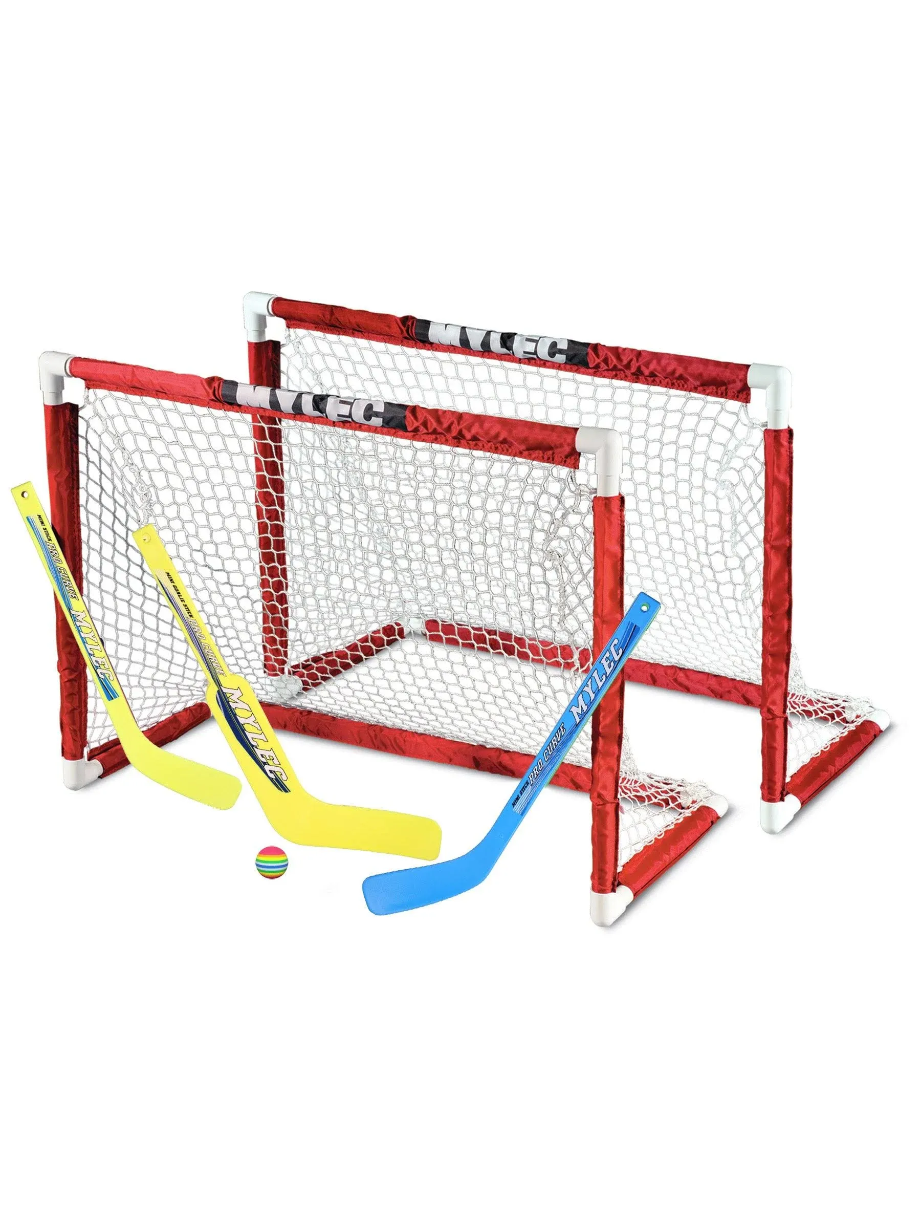 Mylec Deluxe Mini Hockey Goal Set