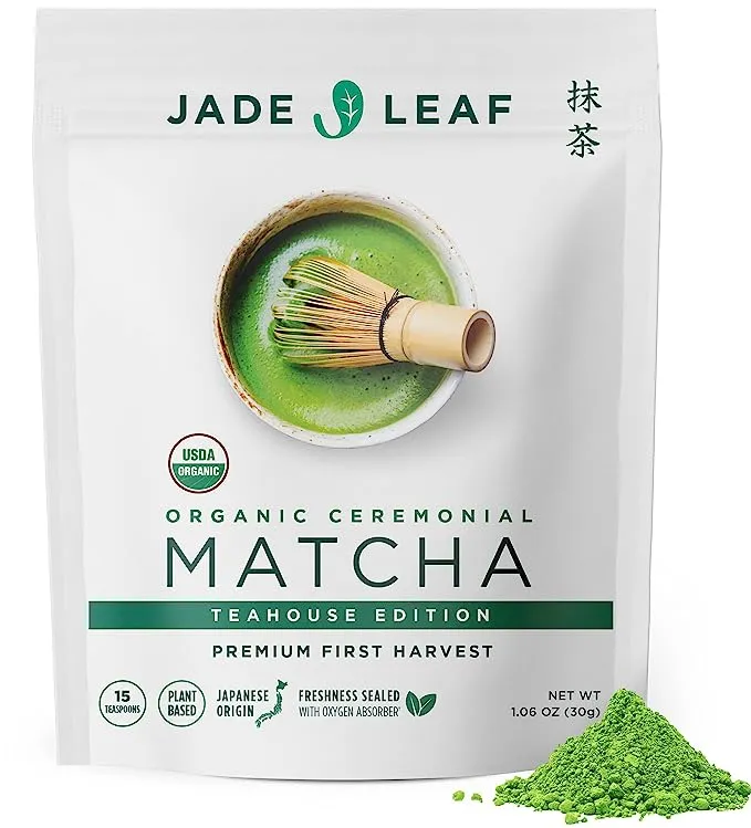 Jade Leaf Matcha Green Tea Powder - Organic, Authentic Japanese