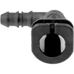 Dorman 800-123 Fuel Line Retaining Clip 5/16 In. Steel To 5/16 In. Nylon with 90 Degree Bend, 2 Pack