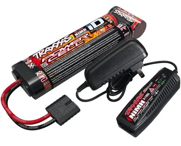 Traxxas Battery/Charger Completer Flat Pack with 2-amp Fast Charger and 8.4V NiMH Battery